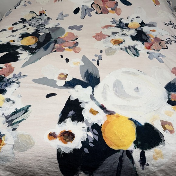 Anthropologie Other - Anthropologie Sucette Floral Duvet Cover Full Queen Painterly Design